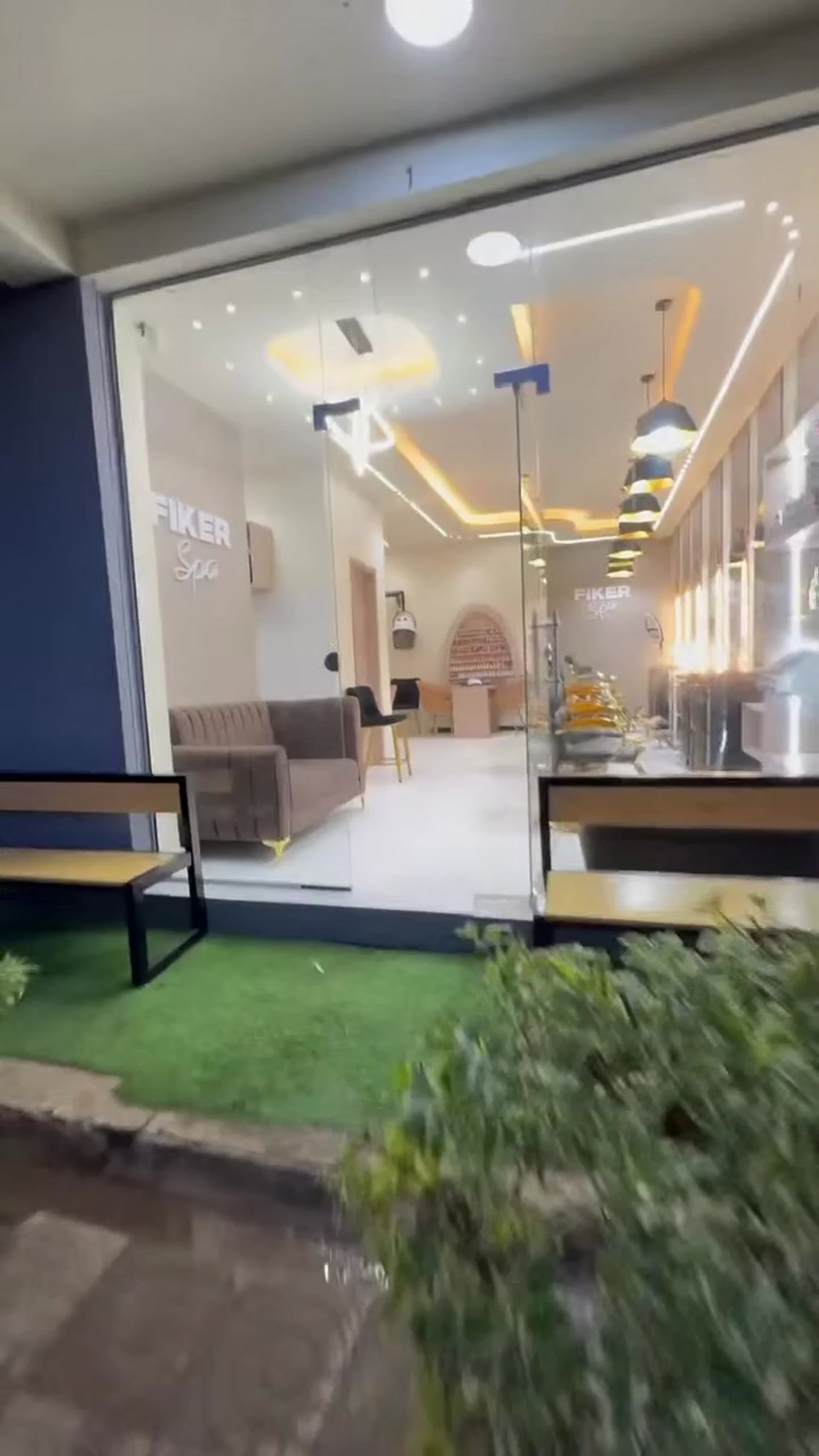 Luxury salon interior at Fiker Beauty Salon and Spa, Goro Addis Ababa
