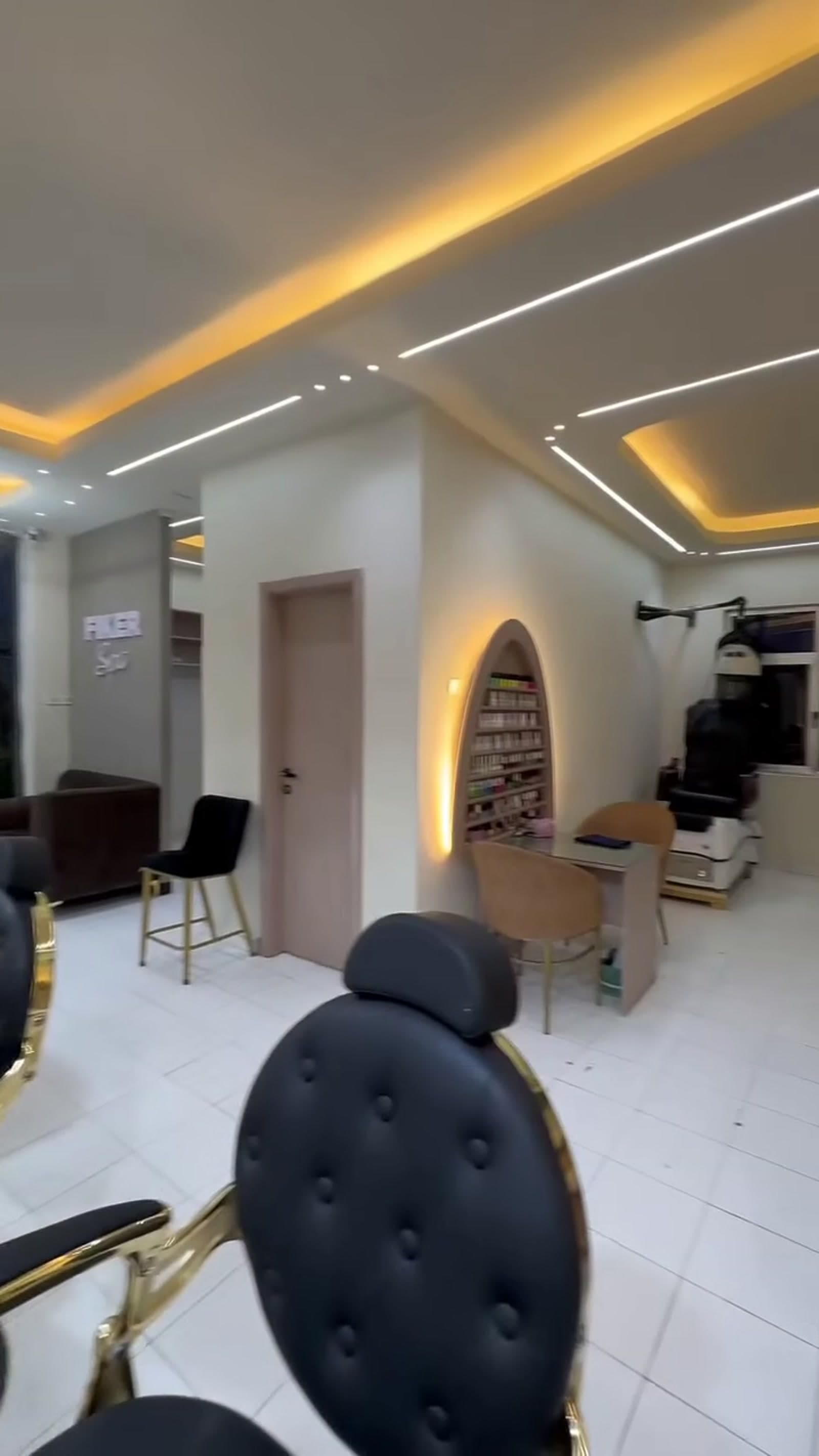 Custom nail art at Fiker Beauty Salon Addis Ababa